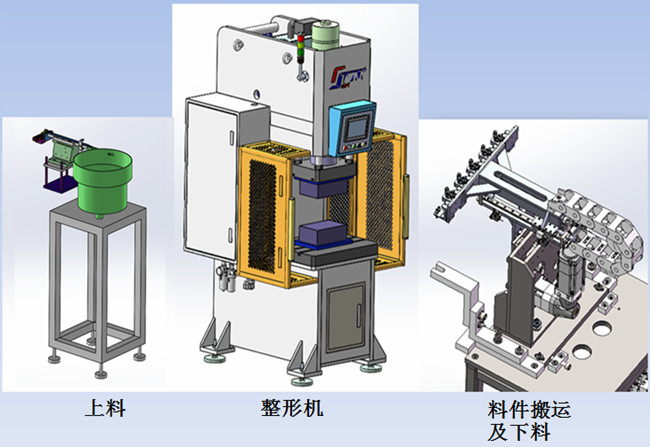 MIM粉末整形自動(dòng)化上下料解決方案